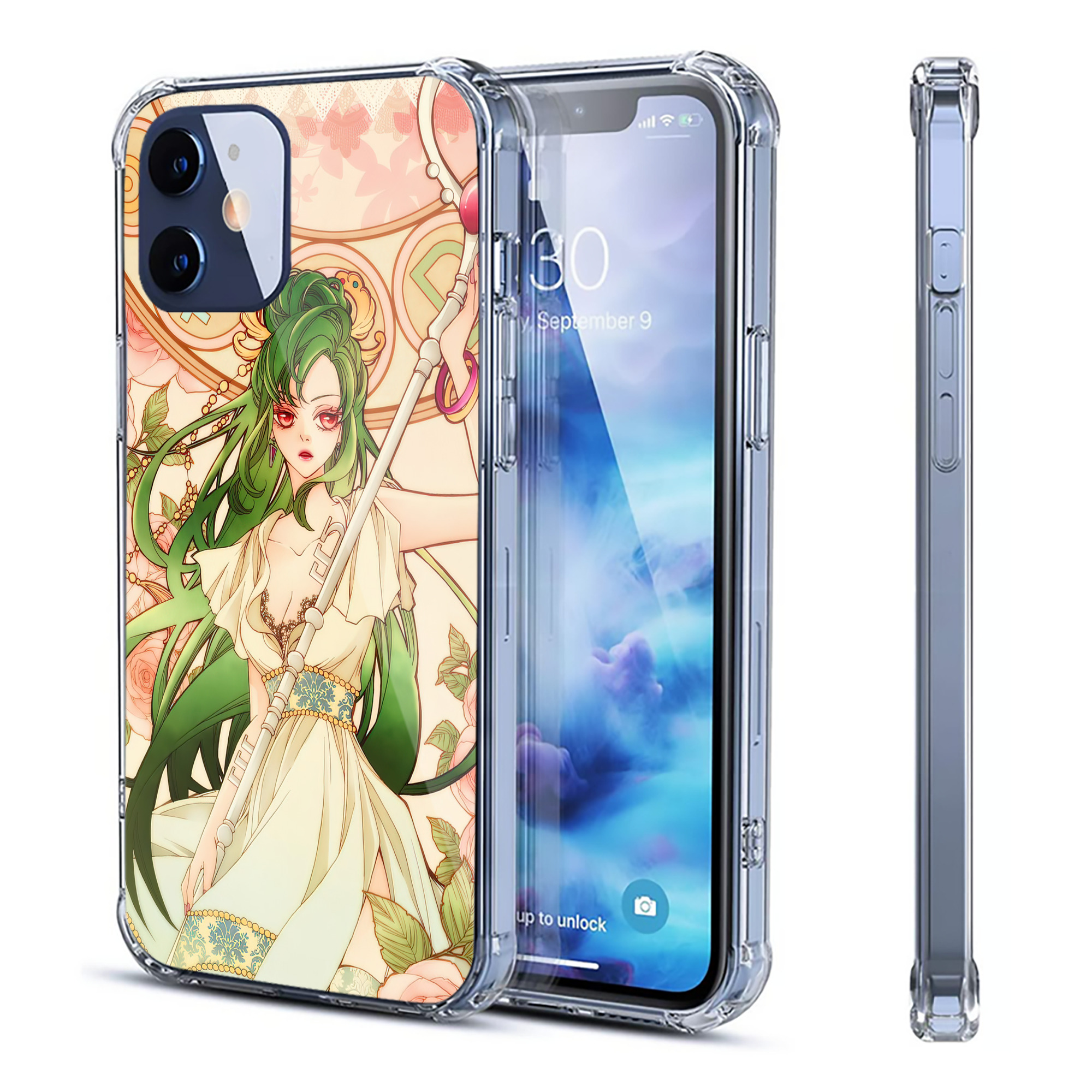 （画像用） 美少女戦士セーラームーン Sailor Moon 【iPhone 12シリーズ対応】透明スマホケース（クリアソフトケース）